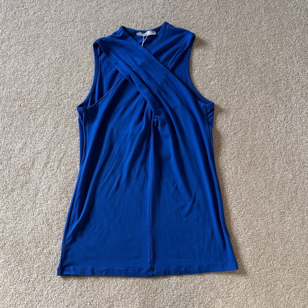 Milan Kiss Cross Neck Top